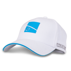 Czapka Preston White HD Cap – biała czapka wędkarska z daszkiem