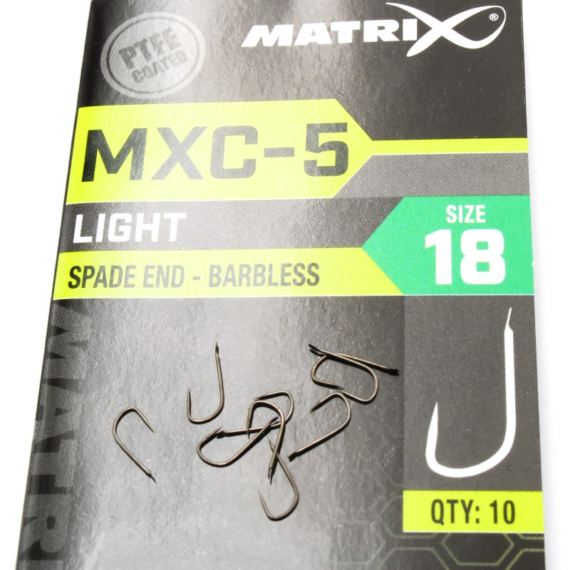 Haczyk Matrix Spade End MXC-5 Barbless, rozm.18