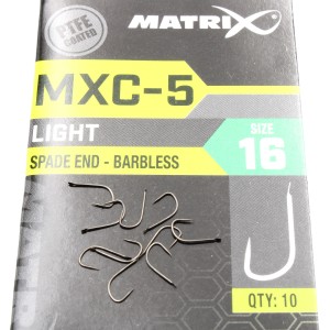 Haczyk Matrix Spade End MXC-5 Barbless, rozm.16
