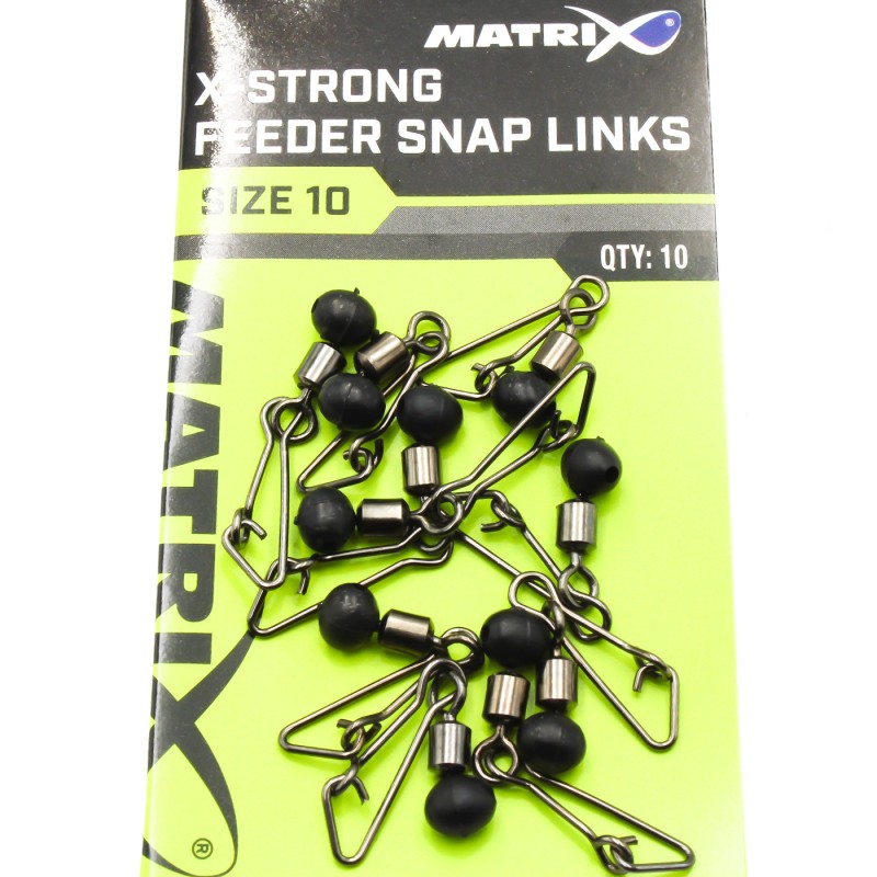 Krętlik łącznik X Strong Feeder Snap Link 10