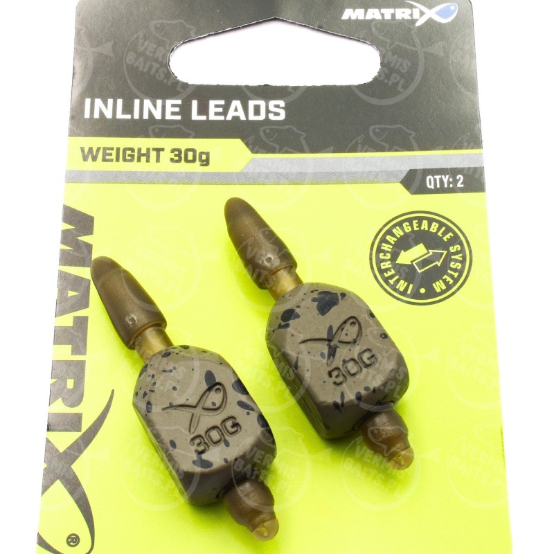 Ciężarki Matrix In-Line Leads - 30gr 2x