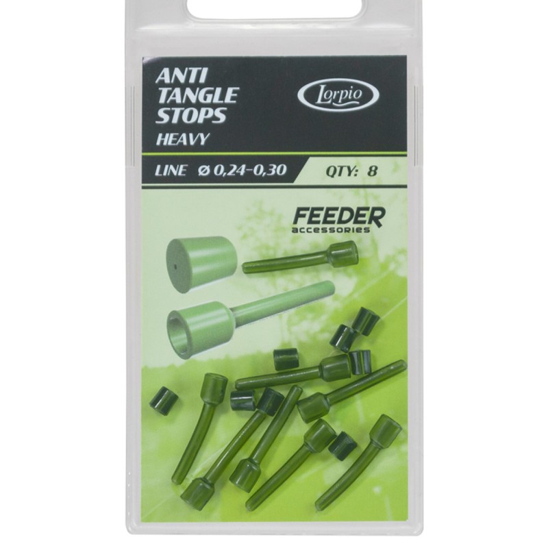 Stoper Lorpio Pozycjoner Skrętki Heavy Zielony 8 szt. – do zestawów antysplątaniowych