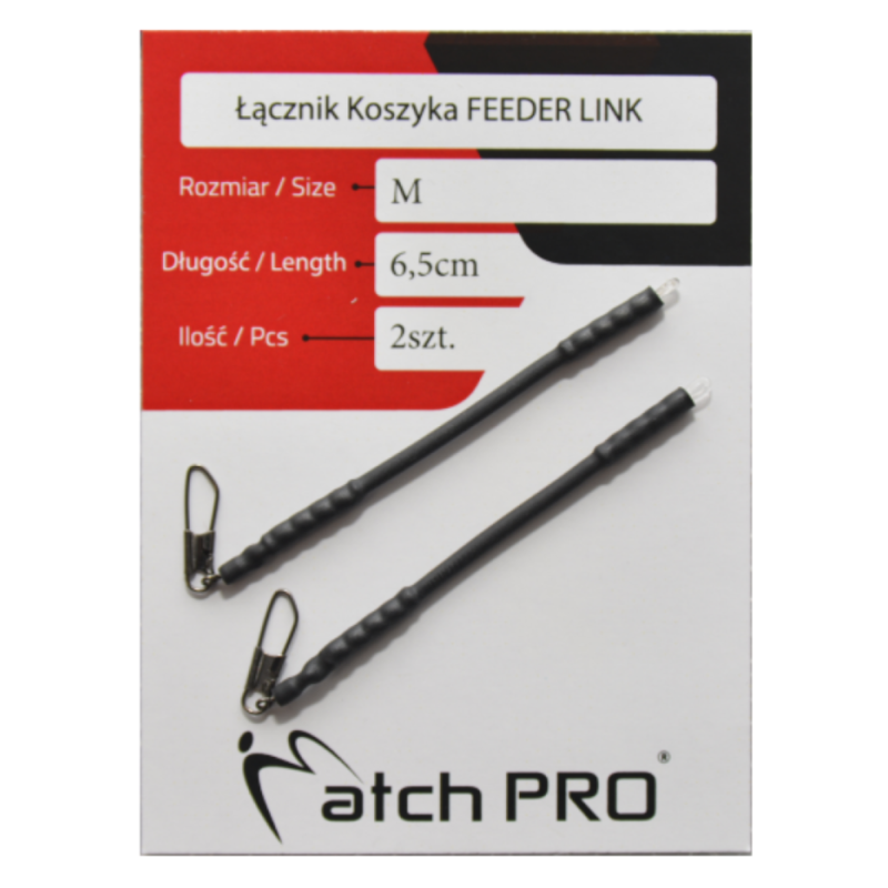 Łącznik Koszyka Feeder Link M 6,5cm MatchPro – polska precyzja, 2 sztuki