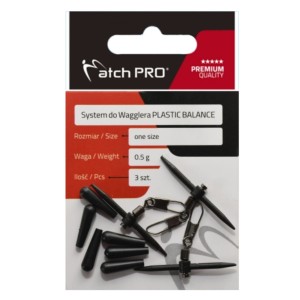 System do Wagglera Plastic Balance MatchPro 3szt – stabilny montaż spławika