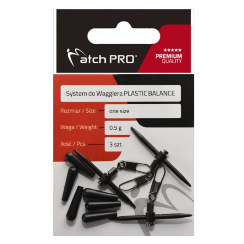 System do Wagglera Plastic Balance MatchPro 3szt – stabilny montaż spławika