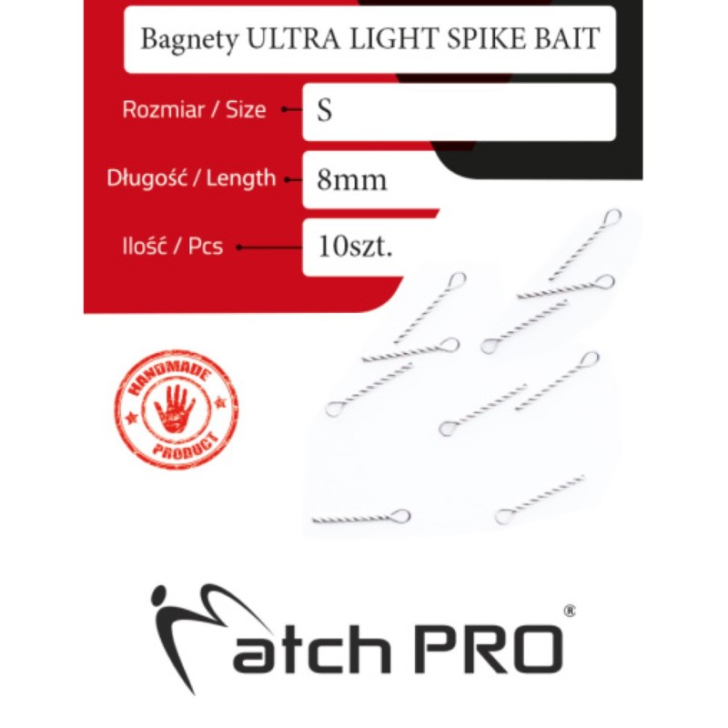 Bagnet 8mm Ultra Light Spike Bait MatchPro – lekki montaż przynęty