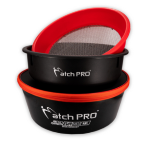 Zestaw MPRO System EVA MONOCUBE GROUNDBAIT 19L MatchPro – pojemnik, sito i miska w jednym