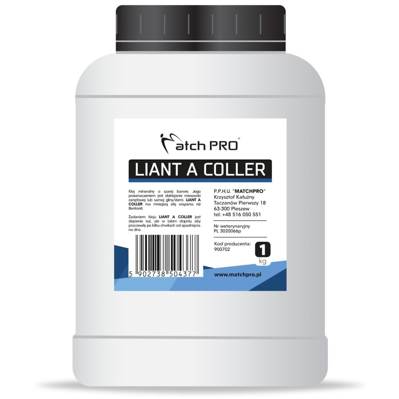 Liant à Coller MatchPro 1kg Puszka – klej mineralny do zanęt i jokersa