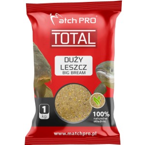 Zanęta TOTAL DUŻY LESZCZ MatchPro 1kg – skuteczna mieszanka na duże leszcze