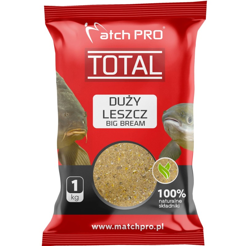Zanęta TOTAL DUŻY LESZCZ MatchPro 1kg – skuteczna mieszanka na duże leszcze