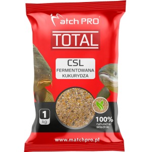 Zanęta TOTAL CSL FERMENTOWANA KUKURYDZA MatchPro 1kg – skuteczna zanęta na duże ryby