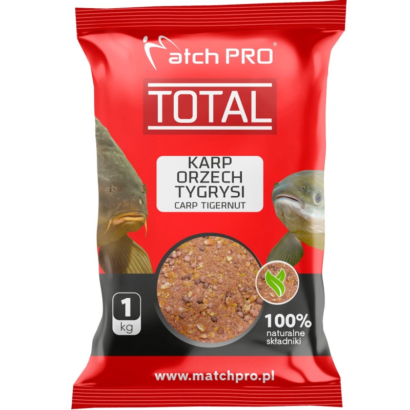 Zanęta TOTAL KARP ORZECH TYGRYSI MatchPro 1kg – skuteczna zanęta karpiowa