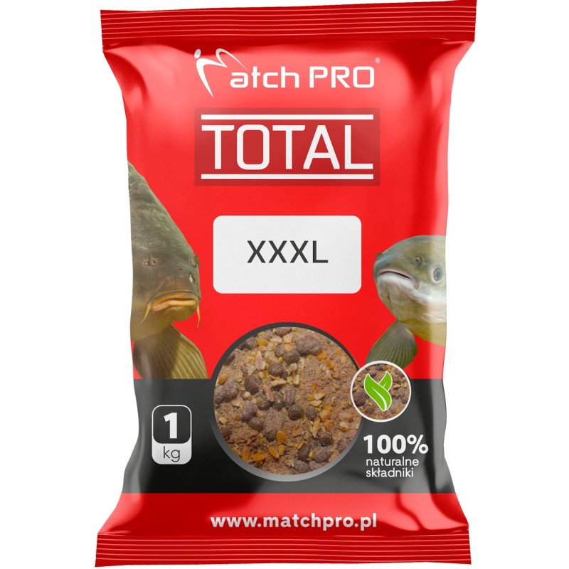 Zanęta TOTAL XXXL MatchPro 1kg – gruba, selektywna zanęta na duże ryby