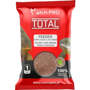 Zanęta TOTAL FEEDER KARP LESZCZ LIN MatchPro 1kg – uniwersalna zanęta feederowa