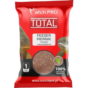 Zanęta TOTAL FEEDER PIERNIK MatchPro 1kg – skuteczna piernikowa zanęta do feedera