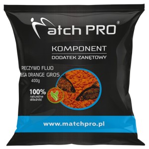 Top Pieczywo Fluo Mega Orange Gros MatchPro 400g – intensywny pomarańczowy dodatek do zanęt
