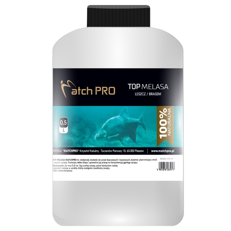 Top Melasa Brasem MatchPro 500ml – karmelowy dodatek do zanęt karpiowych i leszczowych