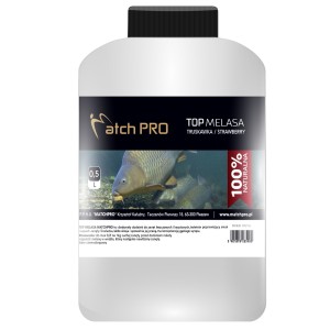 Top Melasa Truskawka MatchPro 500ml – aromatyczny dodatek do zanęt karpiowych i leszczowych