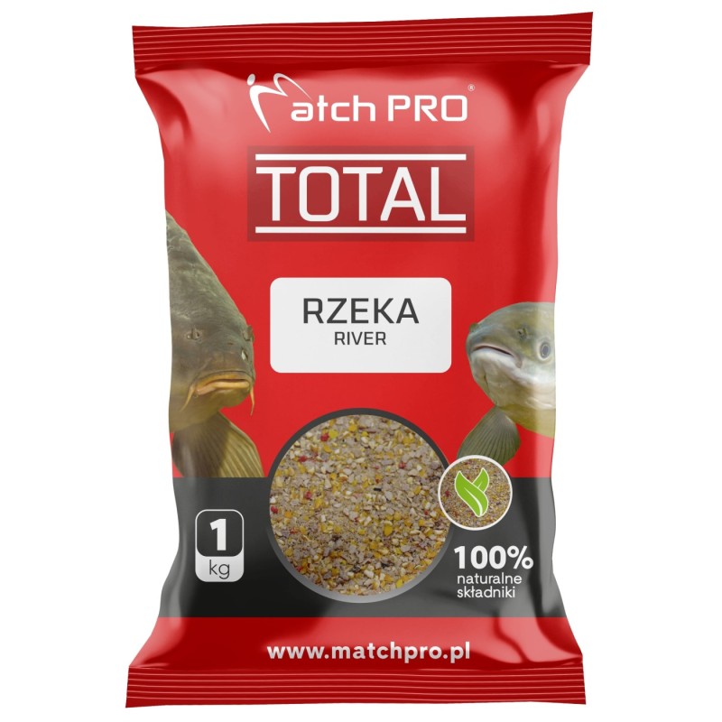 Zanęta TOTAL FEEDER RZEKA MatchPro 1kg – skuteczna zanęta rzeczna do feedera