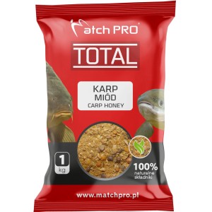Zanęta TOTAL KARP MIÓD MatchPro 1kg – słodka, skuteczna zanęta karpiowa