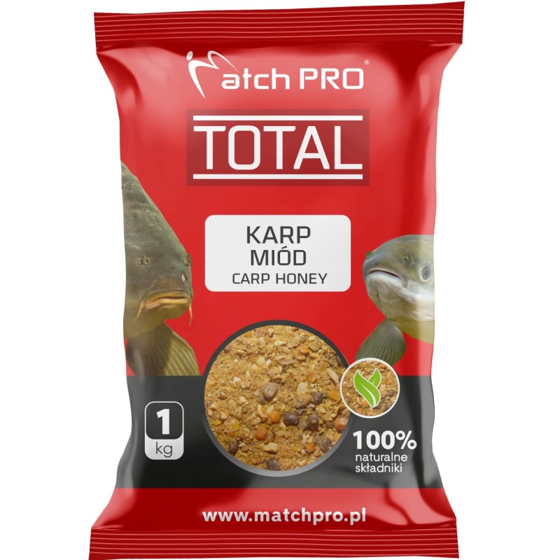 Zanęta TOTAL KARP MIÓD MatchPro 1kg – słodka, skuteczna zanęta karpiowa