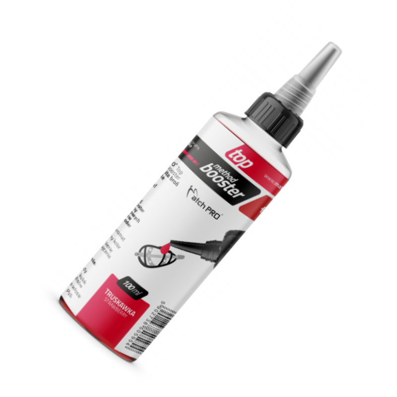 Top Method Booster Truskawka MatchPro 100ml – intensywny atraktor truskawkowy do method feeder