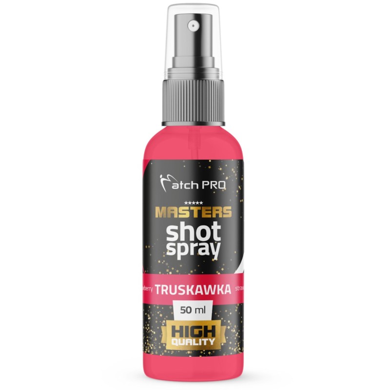 Dip Masters Shot Spray Truskawka MatchPro – intensywny spray o zapachu truskawki