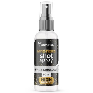 Dip Masters Shot Spray Kwas Masłowy MatchPro – mocny atraktor karpiowy w sprayu