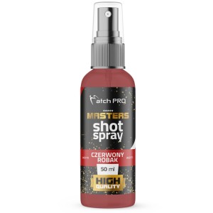 Dip Masters Shot Spray Czerwony Robak MatchPro – intensywny zapach robaka w sprayu