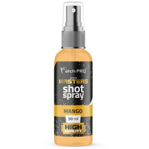 Dip Masters Shot Spray Mango MatchPro – tropikalny atraktor w sprayu dla wędkarzy