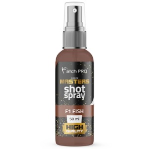 Dip Masters Shot Spray F1 Fish MatchPro – rybno-słodki atraktor w sprayu