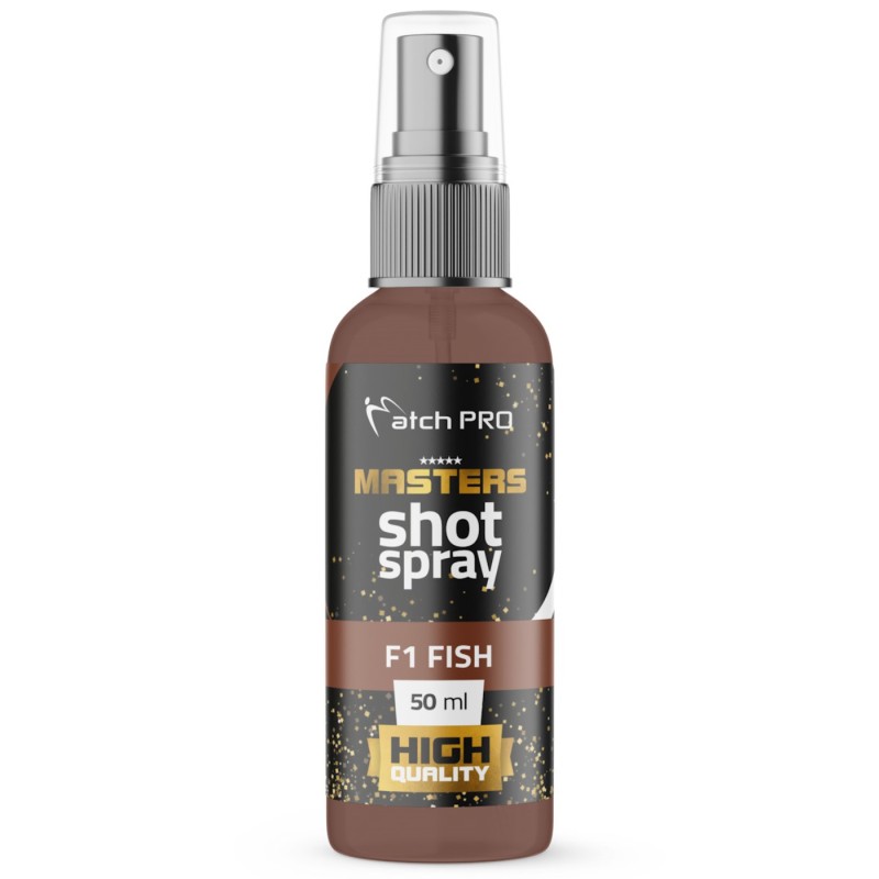 Dip Masters Shot Spray F1 Fish MatchPro – rybno-słodki atraktor w sprayu