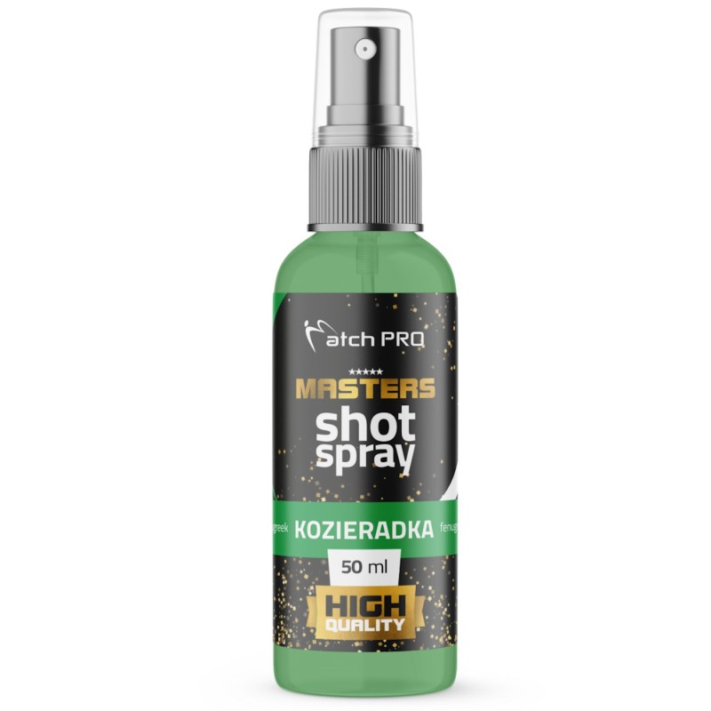 Dip Masters Shot Spray Kozieradka MatchPro – naturalny atraktor ziołowy w sprayu