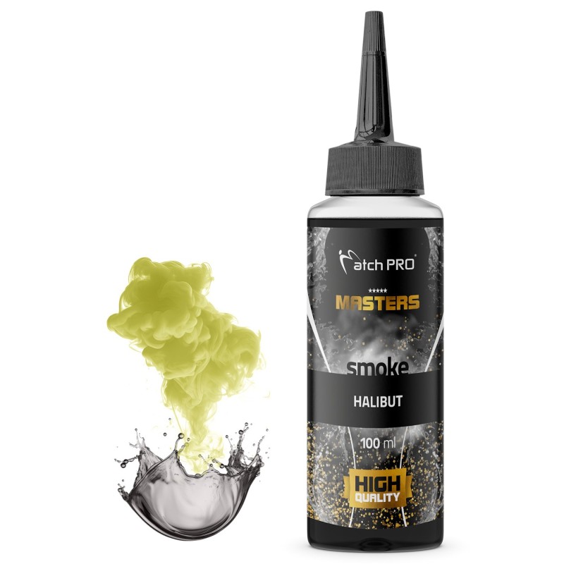 Booster Dip Masters Smoke Halibut MatchPro – fluo atraktor z efektem dymienia 100ml