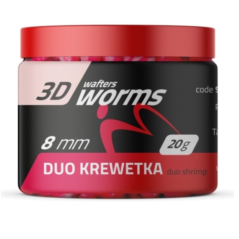 Top Worms Wafters Duo Shrimp 8mm MatchPro – przynęta feeder