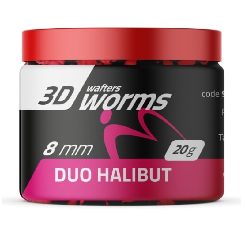 Top Worms Wafters Duo Halibut 8mm MatchPro – przynęta method feeder rybna