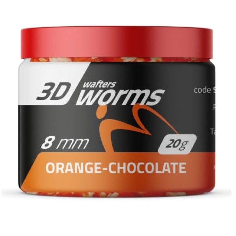 Top Worms Wafters Duo Pomarańcza Czekolada 6mm MatchPro – przynęta feeder