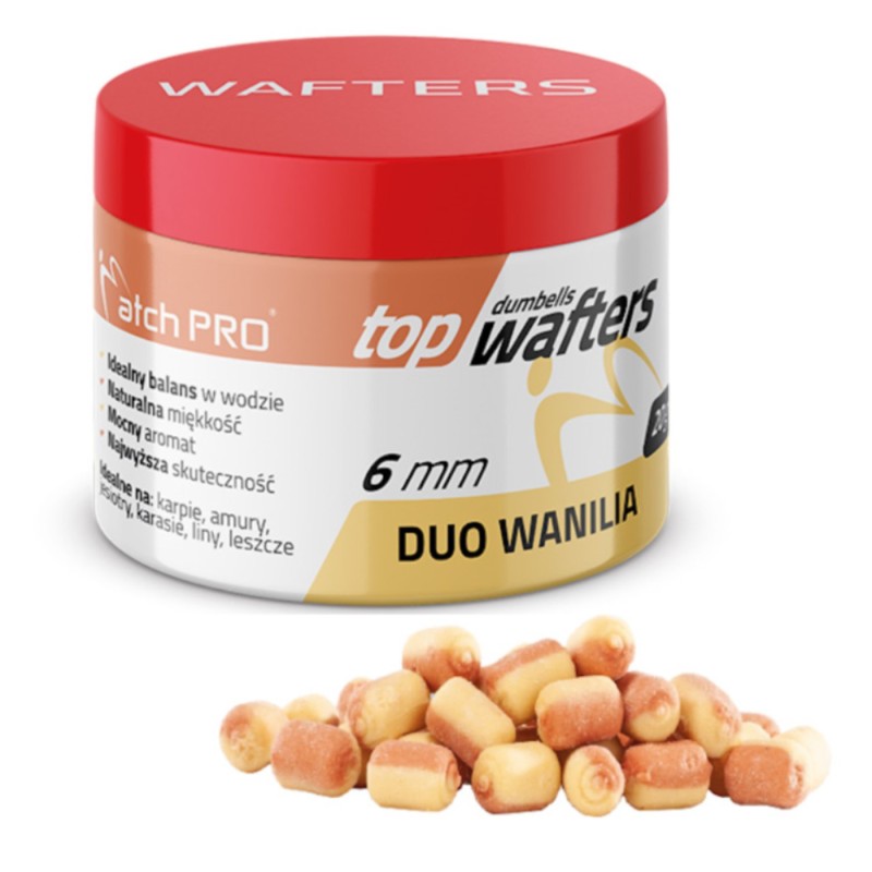 Top Dumbells Wafters Duo Wanilia 6mm MatchPro – przynęta balansująca wanilia