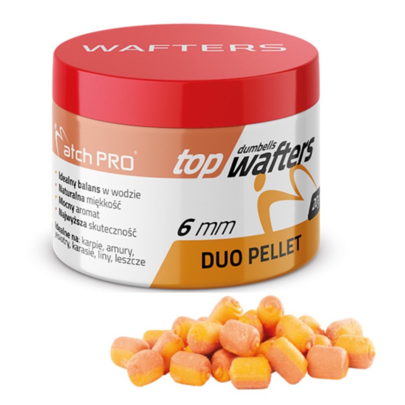 Top Dumbells Wafters Duo Pellet 6mm MatchPro – przynęta balansująca pellet
