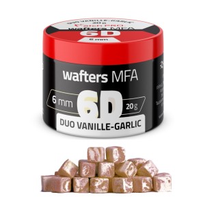 6D Wafters MFA Duo Wanilia–Czosnek 6x6mm MatchPro – przynęty method feeder