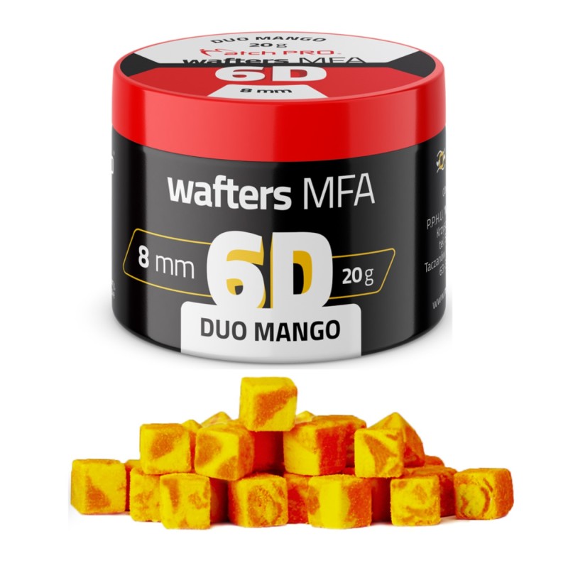 6D Wafters MFA Duo Mango 8x8mm MatchPro – przynęta method feeder