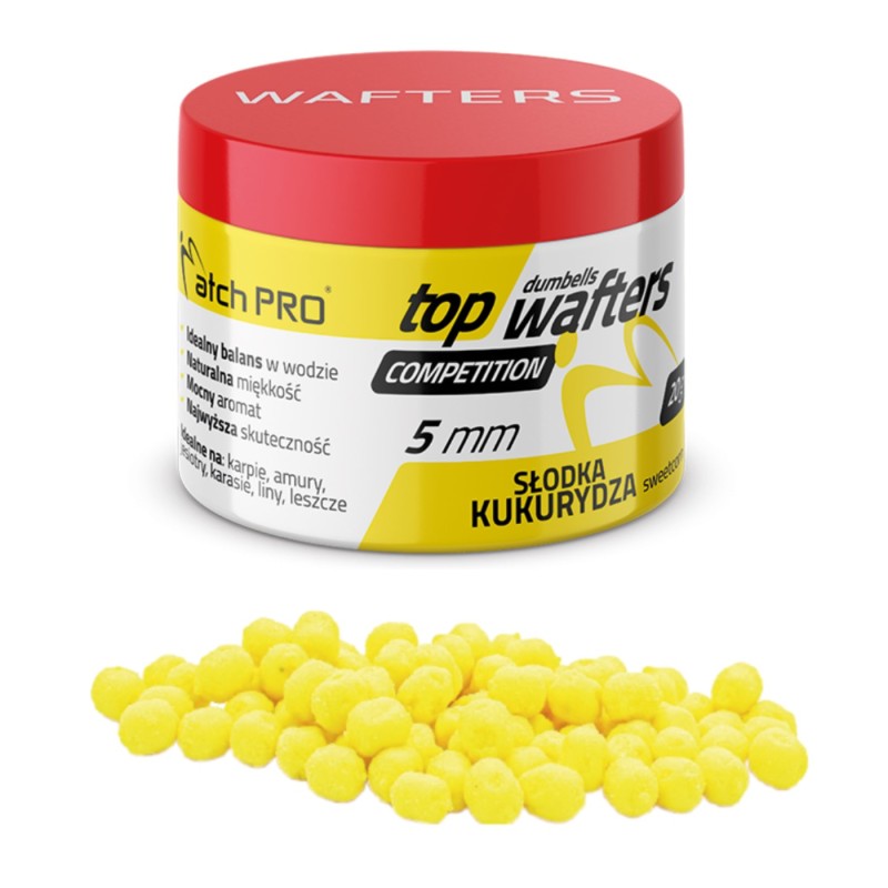Top Dumbells Wafters Sweet Corn 5mm MatchPro – przynęta balansująca kukurydziana