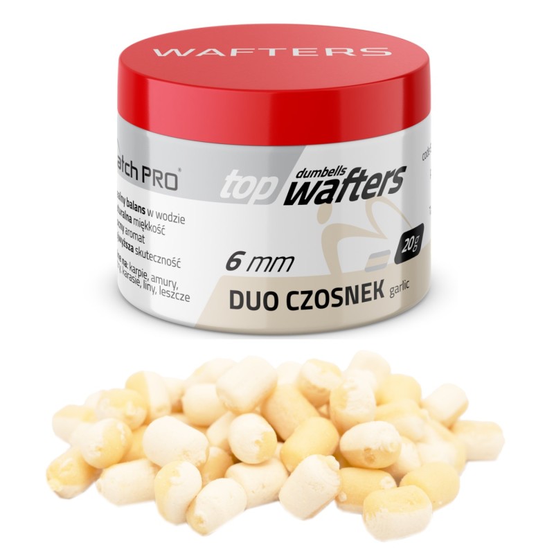 Top Dumbells Wafters Duo Czosnek 6mm MatchPro – przynęta balansująca czosnek