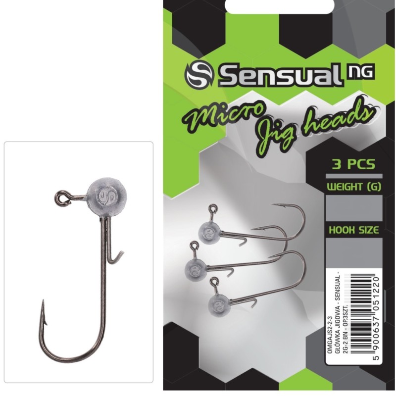 Micro Główka Jigowa Mikado Sensual 4g 4 BN – 3 sztuki