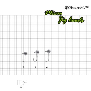 Micro Główka Jigowa Mikado Sensual 4g 8 BN – 3 sztuki