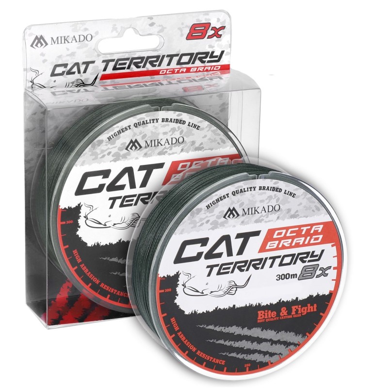 Plecionka sumowa Cat Territory Octa Braid 0,70 mm 300 m – ekstremalna wytrzymałość 76,4 kg