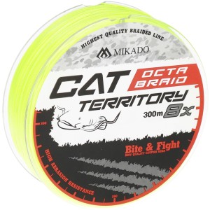 Plecionka Sumowa 0,50mm 300m Fluo Cat Territory Octa Braid – wytrzymała 8-splotowa linka