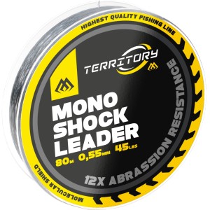 Przypon Strzałowy Mikado Territory 0,55mm Transparent – fluorocarbonowy shock leader