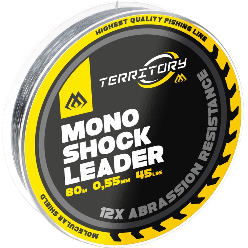 Przypon Strzałowy Mikado Territory 0,55mm Transparent – fluorocarbonowy shock leader