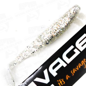 Savage Gear Cannibal Shad B 6.8CM 3G White Flash – uniwersalna guma na drapieżniki